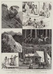 Eine Damen-Camping-Tour im fernen Westen, II, ein Besuch der Washington Mountain Mines